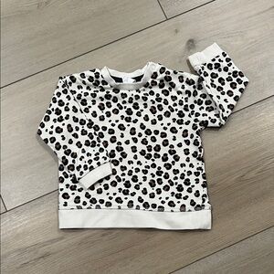 H&M Leopard Print Kids Sweatshirt